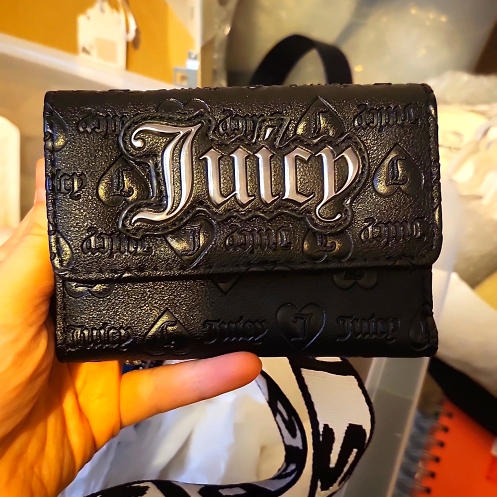 NWT Juicy Couture black wallet